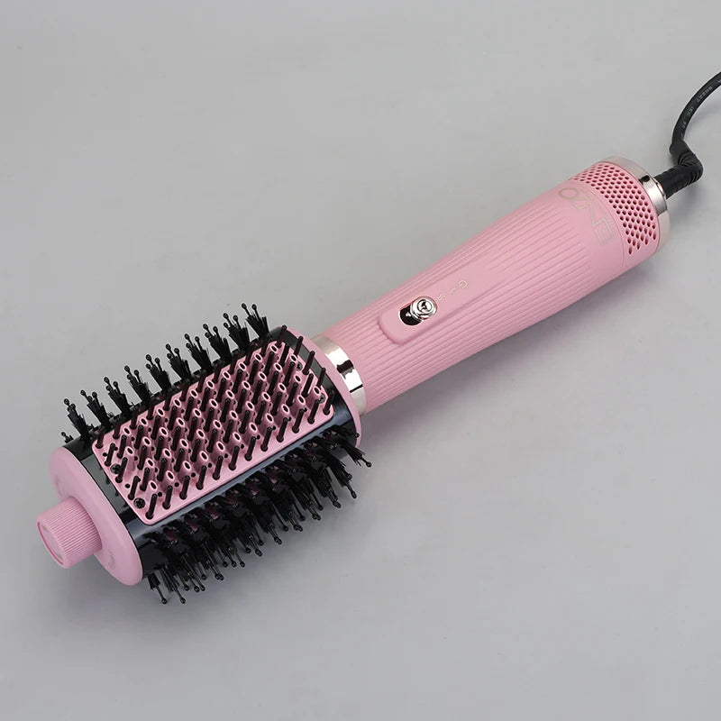 ENZO EN-6214 Round Hair Dryer Brush with 4-in-1 functionality displayed