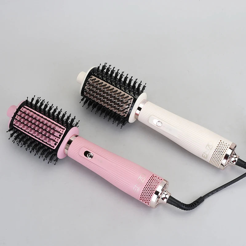 ENZO EN-6214 Round Hair Dryer Brush with 4-in-1 functionality displayed