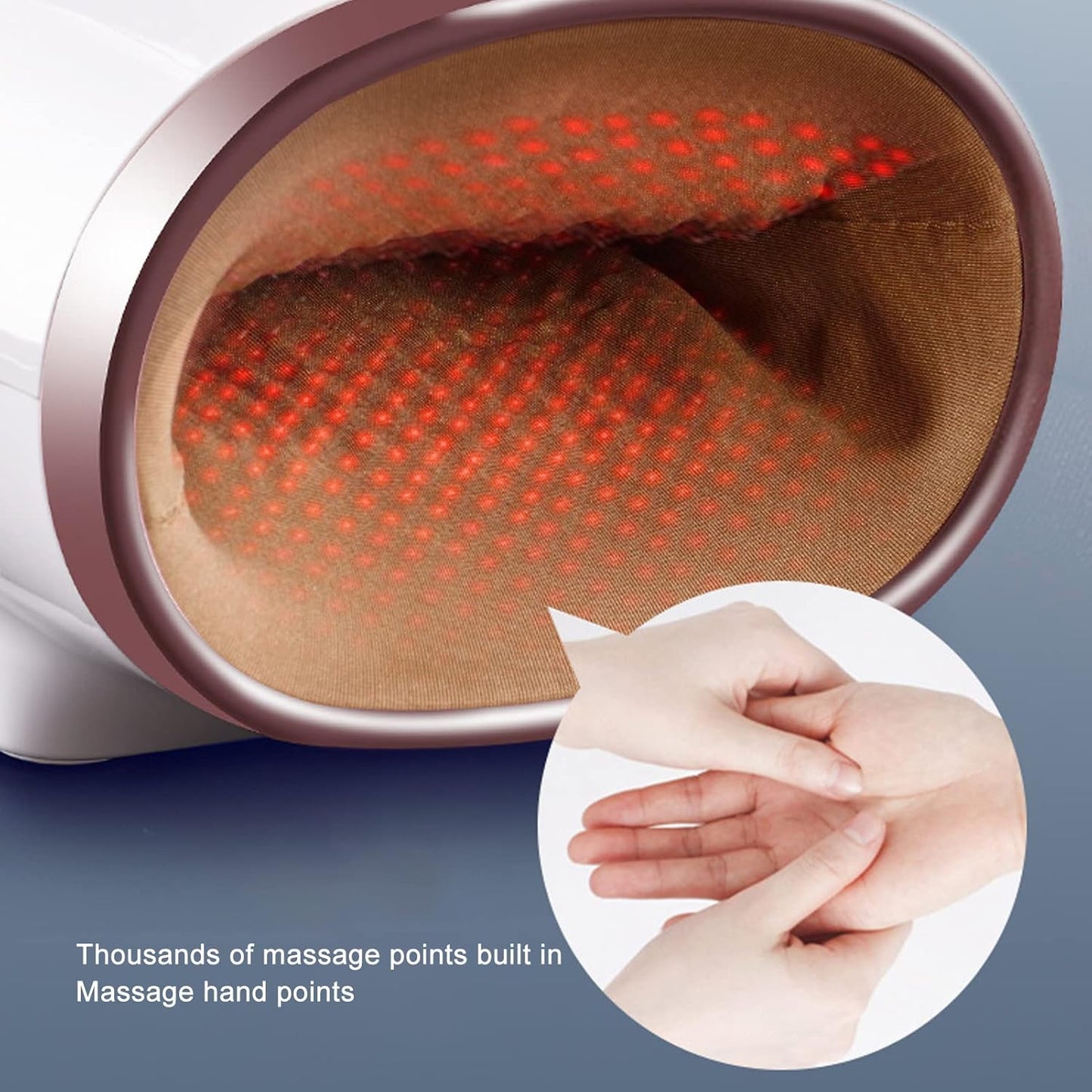 All-Round Hand Massager with 46℃ heating airbag massage