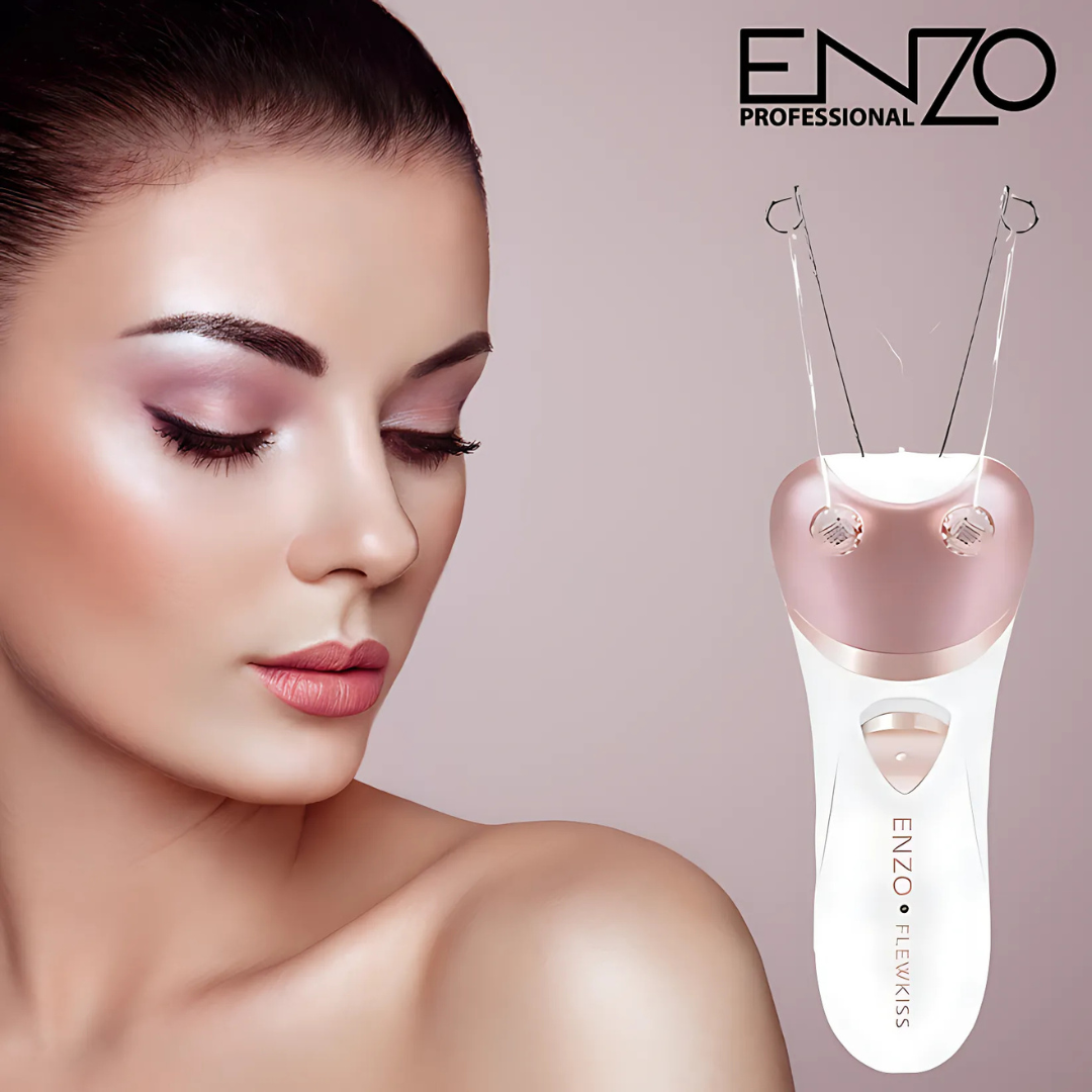 ENZO EN-9841 female cotton thread epilator and electric shaver for hair removal.